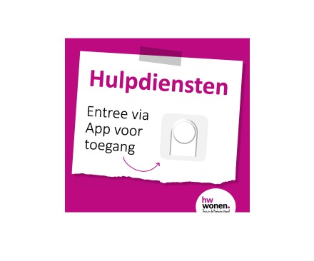 Hulpdiensten worden voorzien van digitale toegang